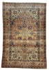 4'6"x6'8" Isfahan (s) Hand Knotted