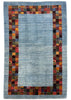 4'6"x7'1" Kashkuli Gabbeh Hand Knotted