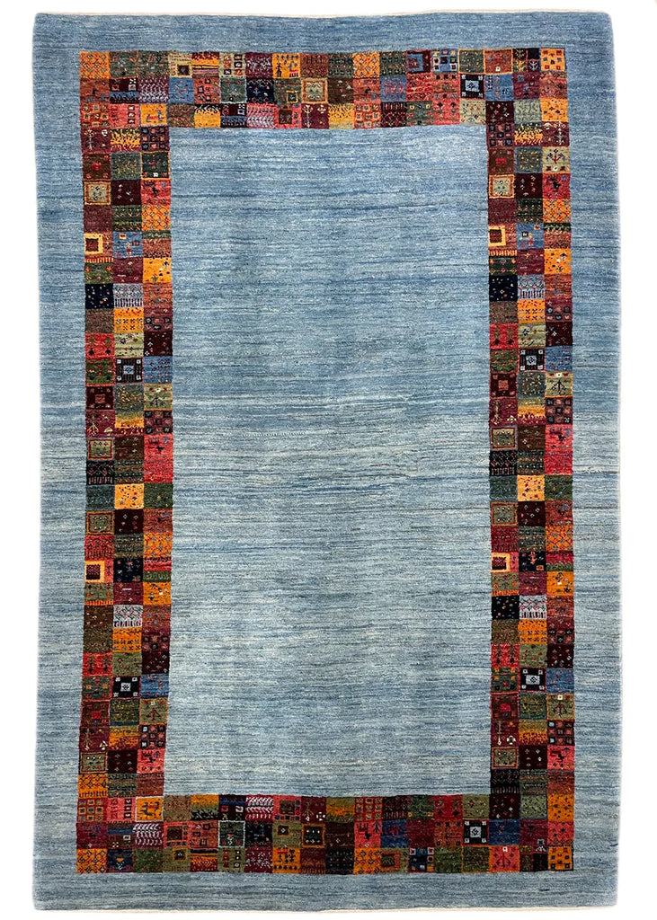 4'6"x7'1" Kashkuli Gabbeh Hand Knotted