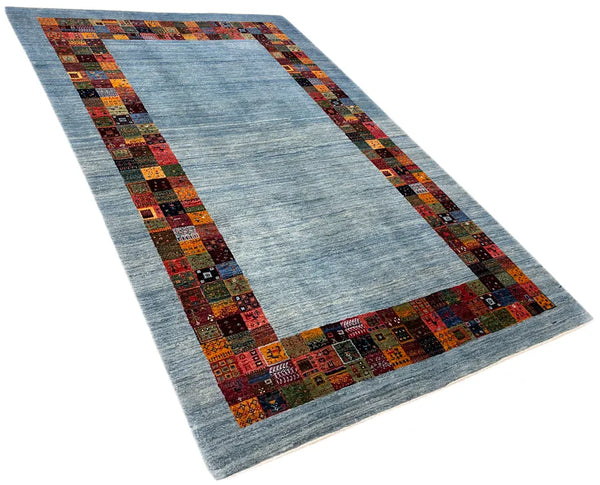 4'6"x7'1" Kashkuli Gabbeh Hand Knotted