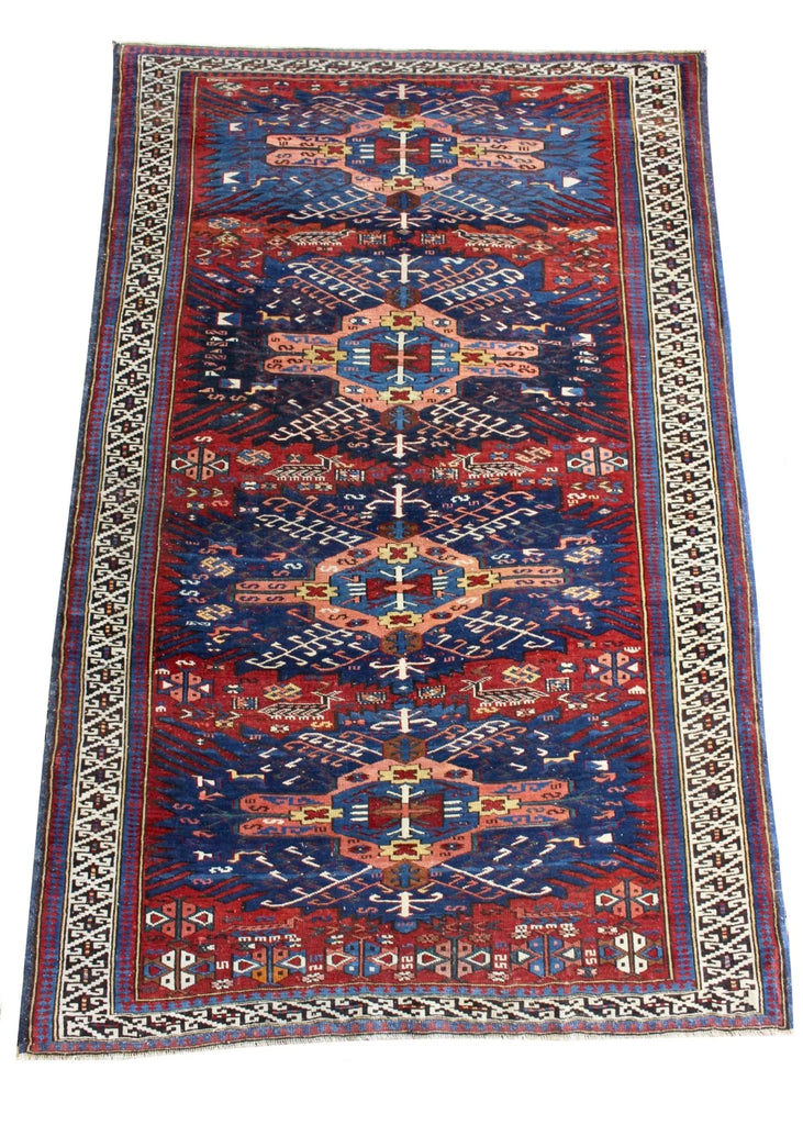 4'6x7'1 Kuba Hand Knotted