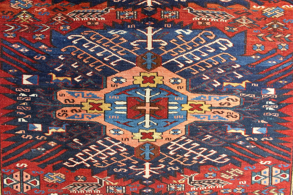 4'6x7'1 Kuba Hand Knotted