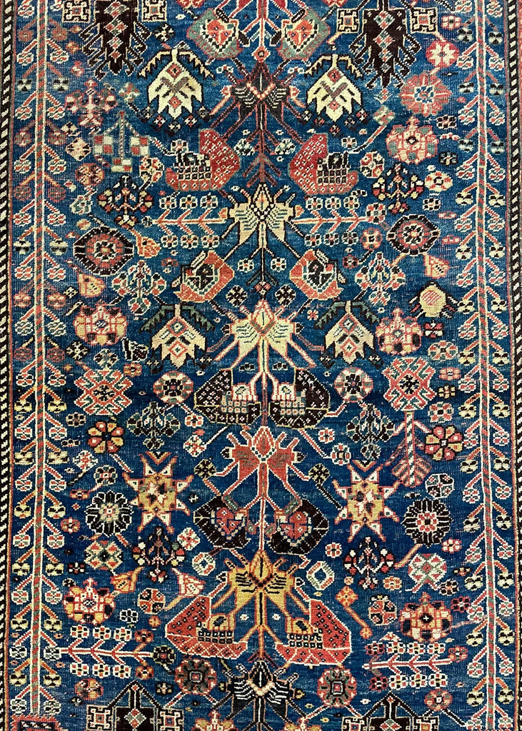 4'6"x7'8" Qashqai Hand Knotted