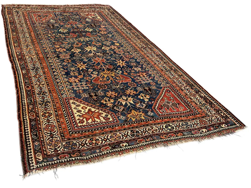 4'6"x7'8" Qashqai Hand Knotted