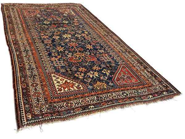 4'6"x7'8" Qashqai Hand Knotted