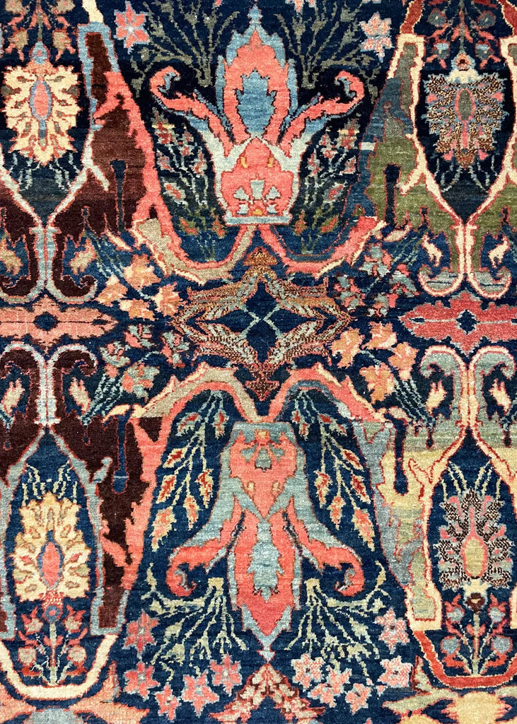 4'6"x7'9" Garus Bidjar Hand Knotted