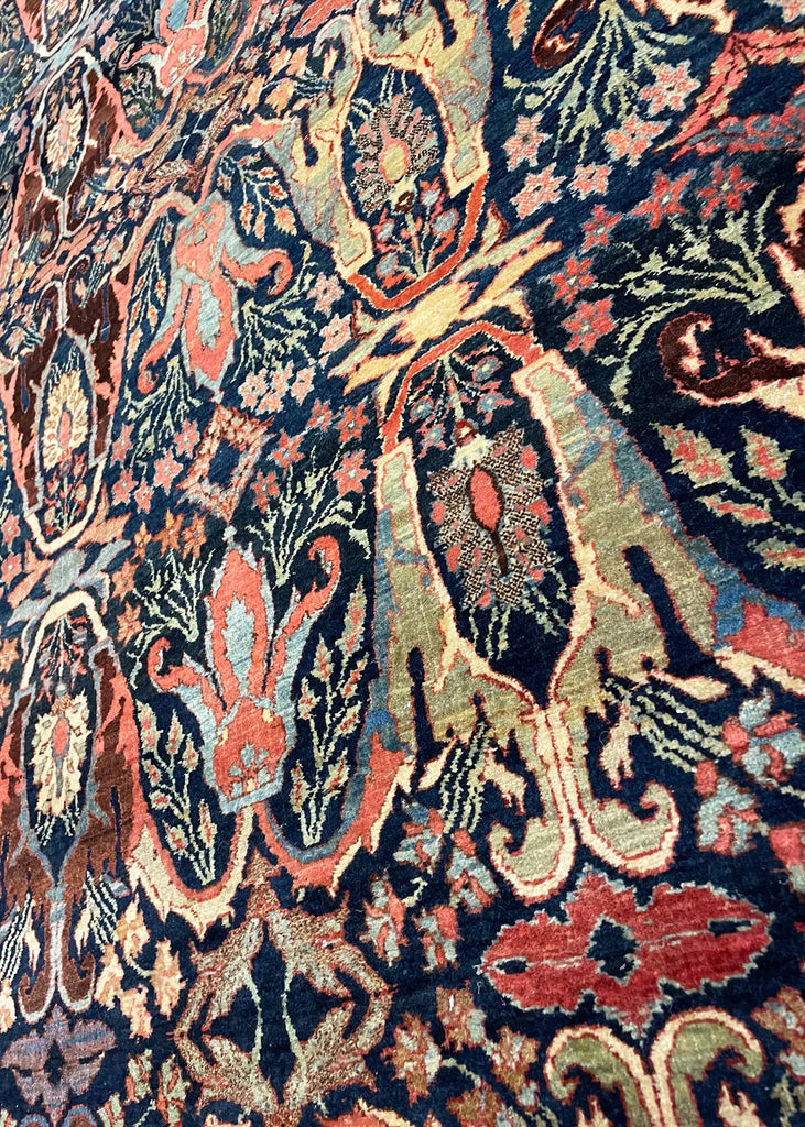 4'6"x7'9" Garus Bidjar Hand Knotted