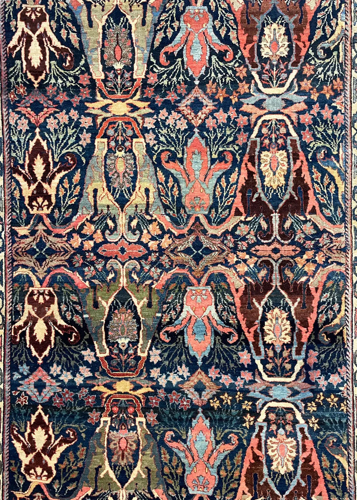 4'6"x7'9" Garus Bidjar Hand Knotted
