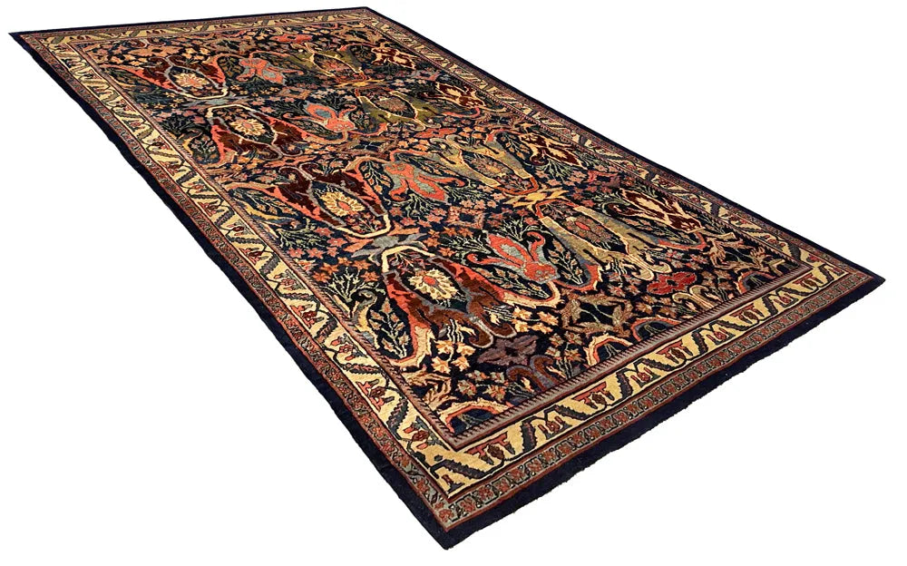4'6"x7'9" Garus Bidjar Hand Knotted