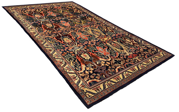 4'6"x7'9" Garus Bidjar Hand Knotted