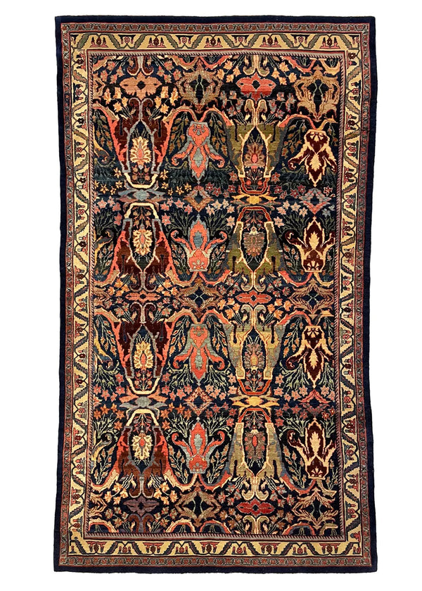 4'6"x7'9" Garus Bidjar Hand Knotted