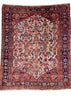 4'7"x5'3" Afshar / Khamseh Hand Knotted
