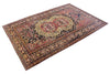 4'7"x6'10" Isfahan Hand Knotted