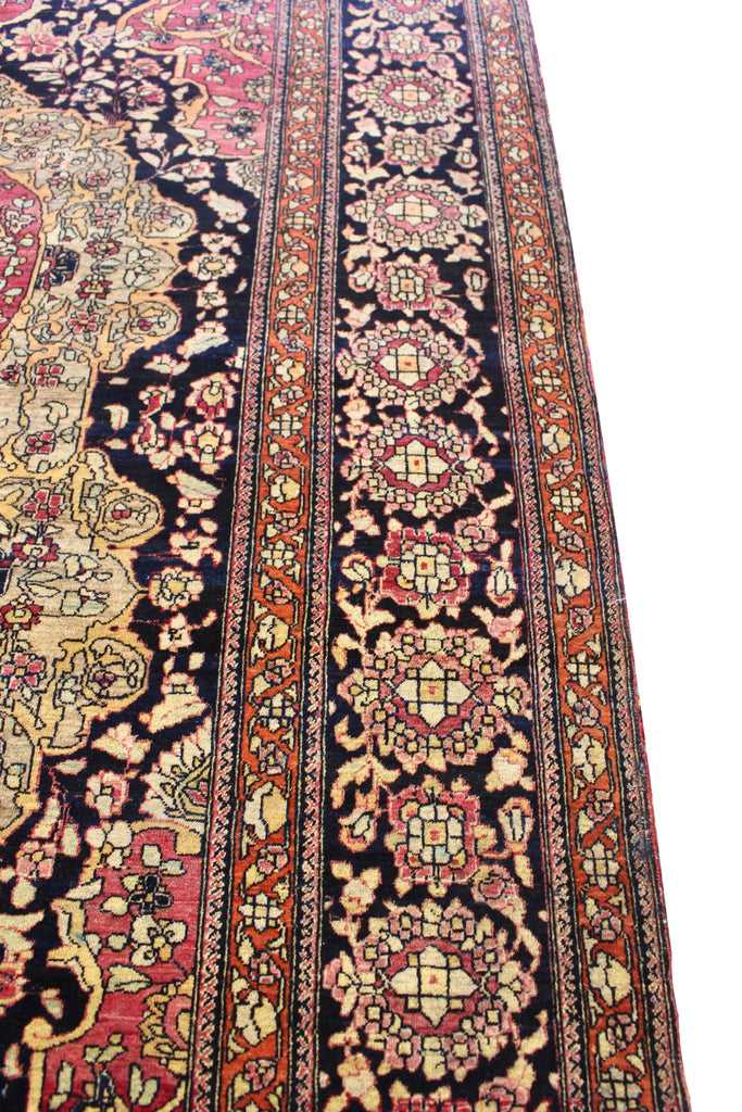 4'7"x6'10" Isfahan Hand Knotted