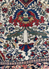 4'7"x6'2" Farahan Sarouk Hand Knotted