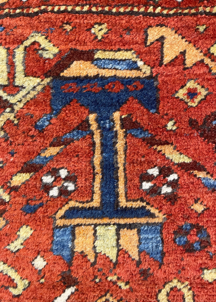 4'7"x6'2" Karaja Bakshiesh Hand Knotted