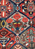 4'7"x6'5" Garden Bakhtiari Hand Knotted