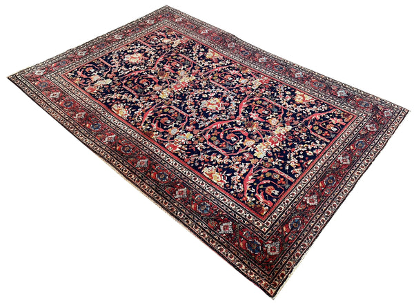 4'7"x6'7" Farahan Hand Knotted