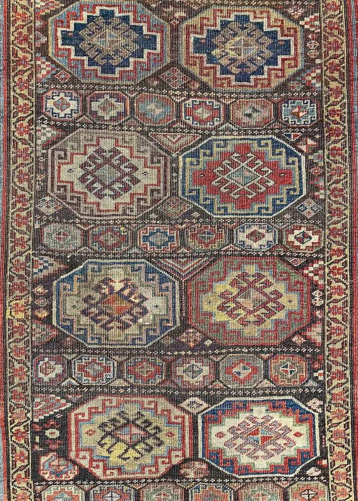 4'7"x8'4" Kurdish Bidjar Hand Knotted