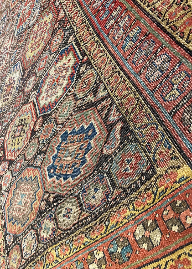 4'7"x8'4" Kurdish Bidjar Hand Knotted