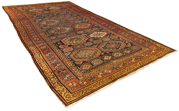 4'7"x8'4" Kurdish Bidjar Hand Knotted