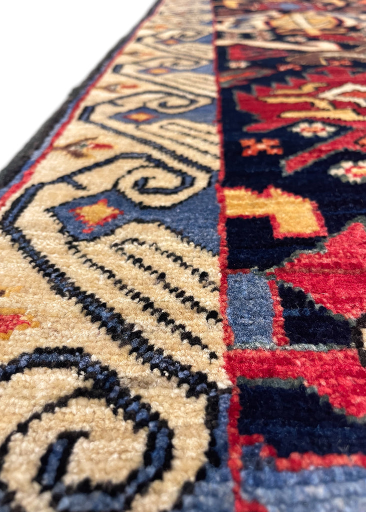 4'8"x5'9" Bijov Kuba Hand Knotted