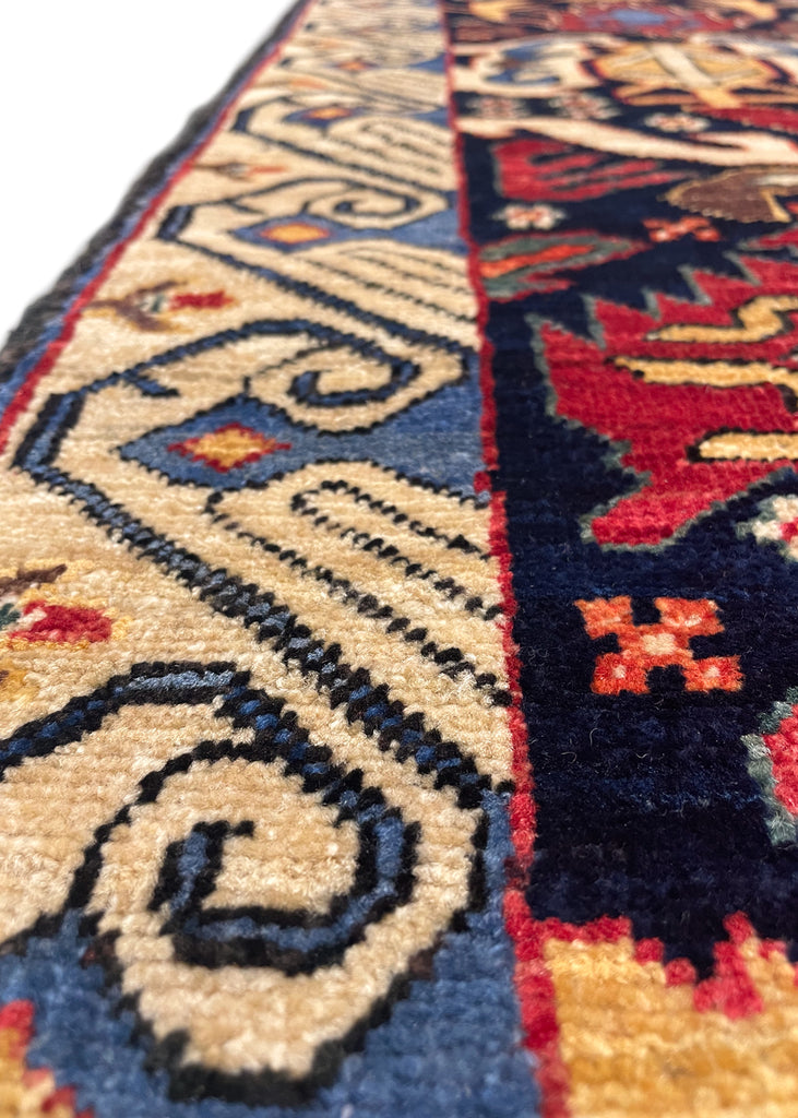 4'8"x5'9" Bijov Kuba Hand Knotted