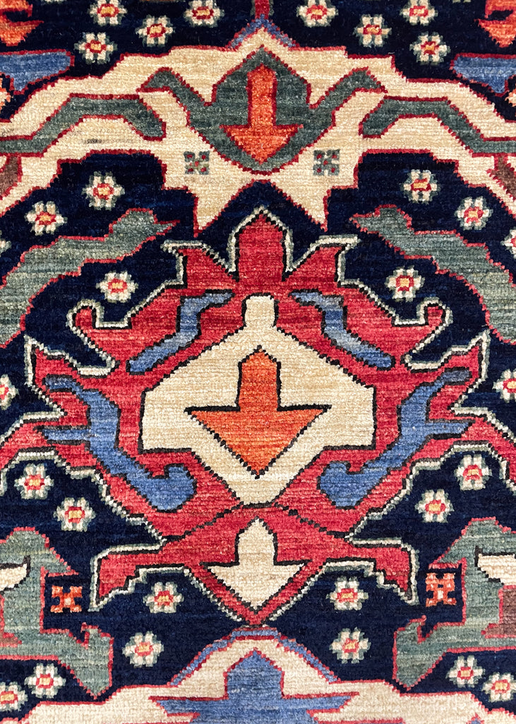 4'8"x5'9" Bijov Kuba Hand Knotted