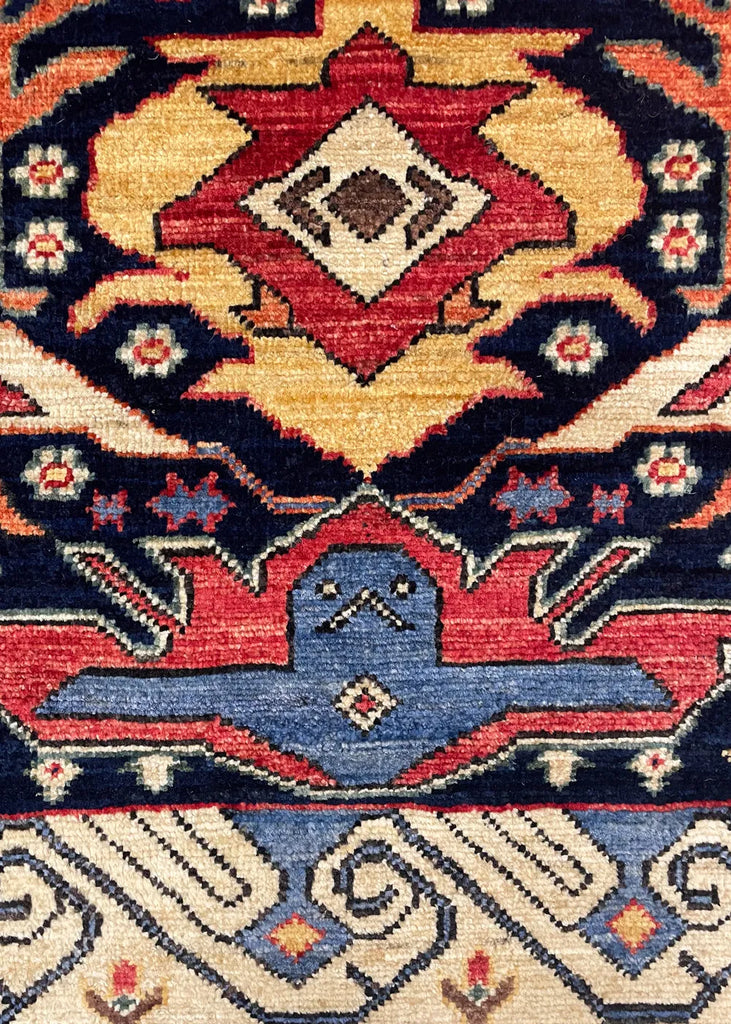 4'8"x5'9" Bijov Kuba Hand Knotted