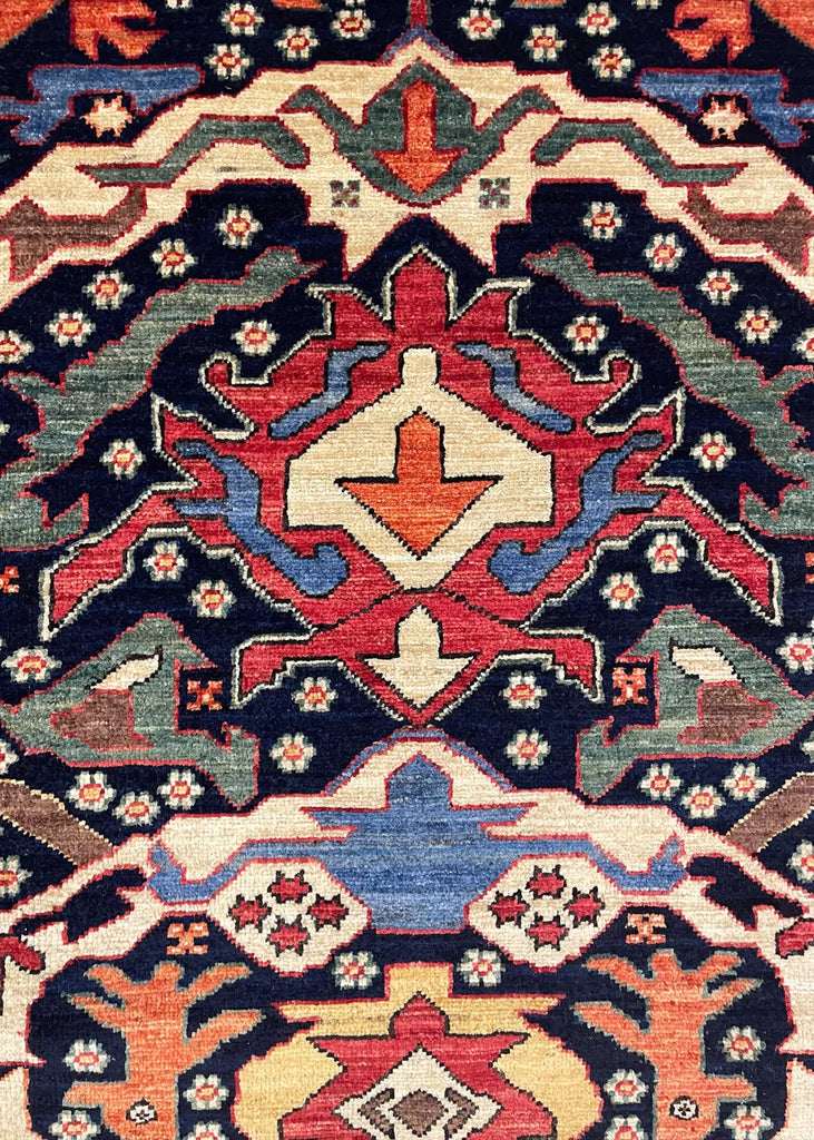 4'8"x5'9" Bijov Kuba Hand Knotted