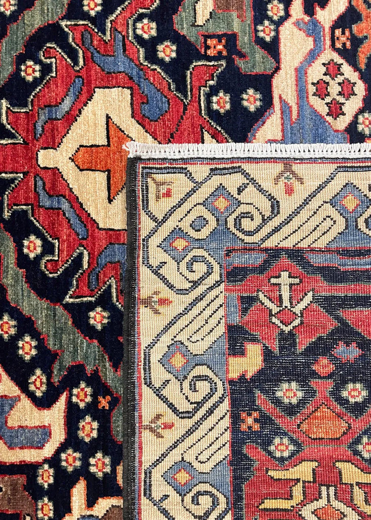 4'8"x5'9" Bijov Kuba Hand Knotted