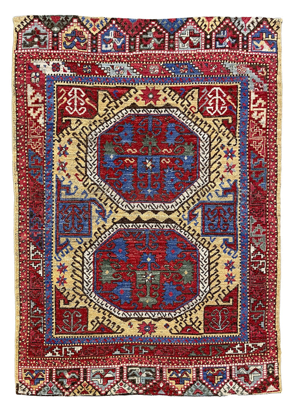 4'8"x6'3" Burano Konya Hand Knotted