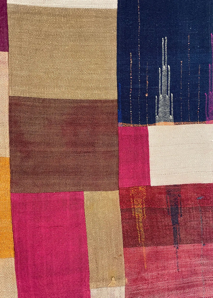 4'8"x6'4" Ethicon Patchwork Kilim Hand Woven