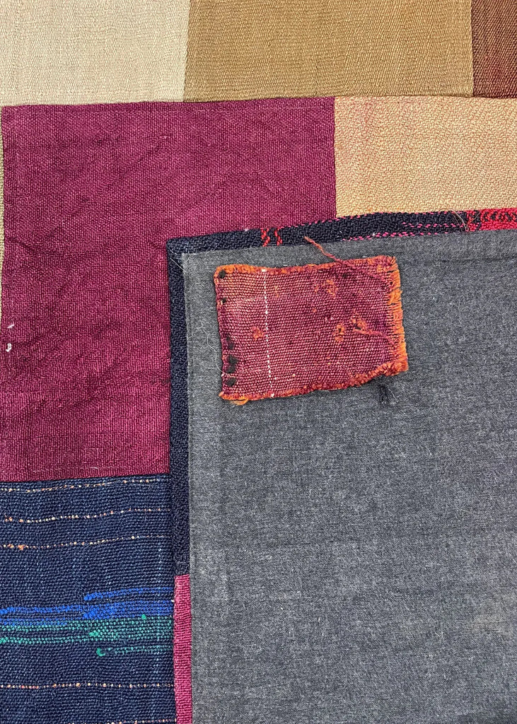 4'8"x6'4" Ethicon Patchwork Kilim Hand Woven