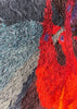 4'8"x6'8" Mid Century Modern "Rya" Hand Knotted