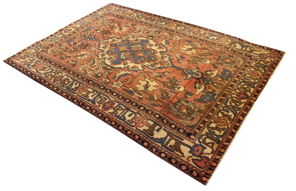 4'8"x6'9" Bakhtiari Hand Knotted