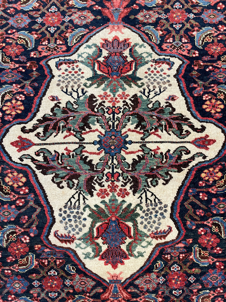4'8"x6'9" Halvai Bidjar Hand Knotted