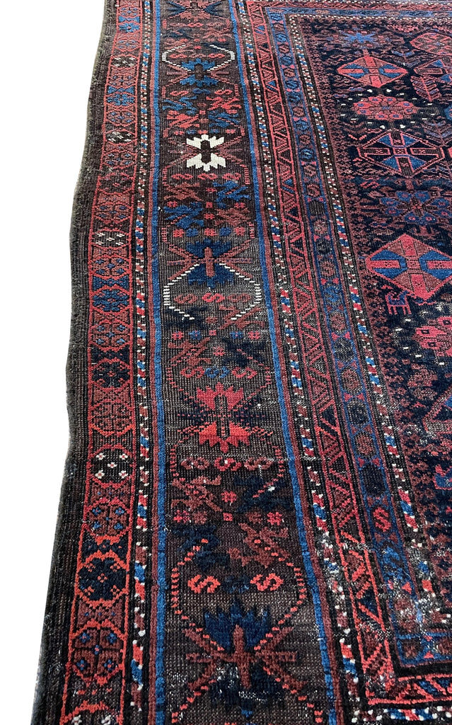 4'8"x6'9" Timuri Beluch Hand Knotted