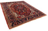 4'9"x6'5" Heriz Hand Knotted