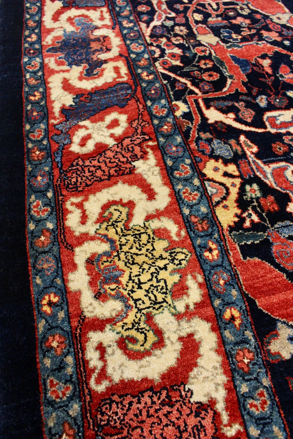 4'9"x6'9" Bijar Arabesque Hand Knotted