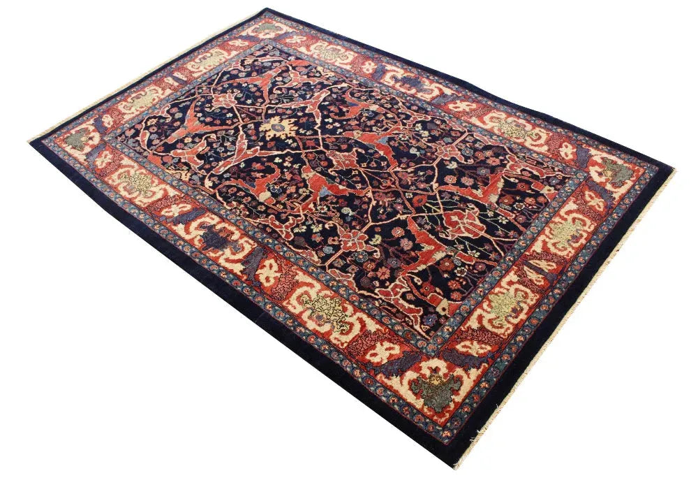 4'9"x6'9" Bijar Arabesque (s) Hand Knotted