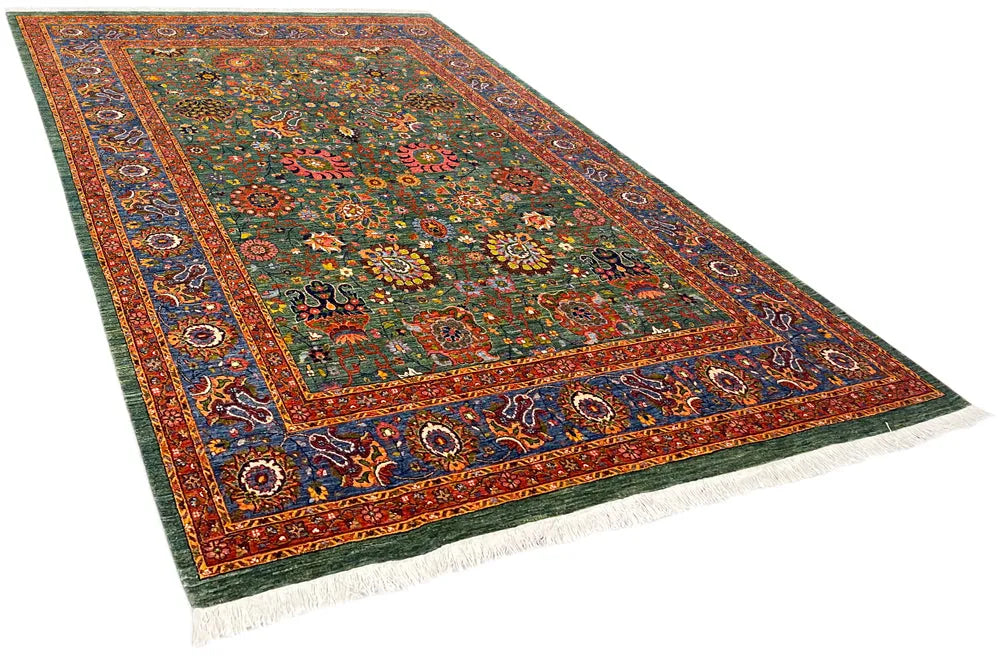 4'9"x6'9" Tabriz Hand Knotted