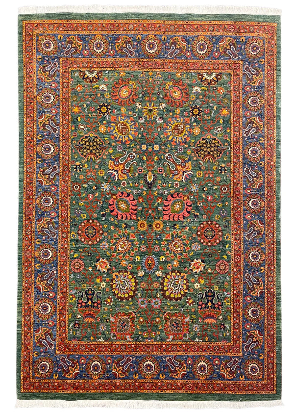 4'9"x6'9" Tabriz Hand Knotted