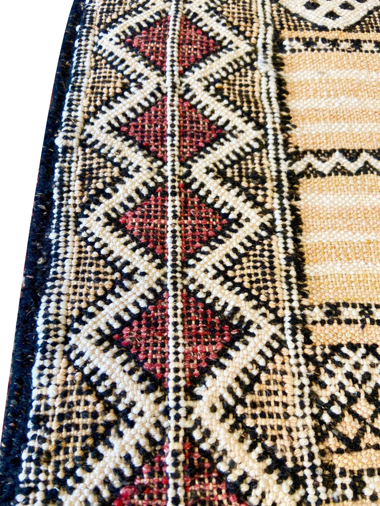 4'9"x7' Berber Kilim Hand Woven
