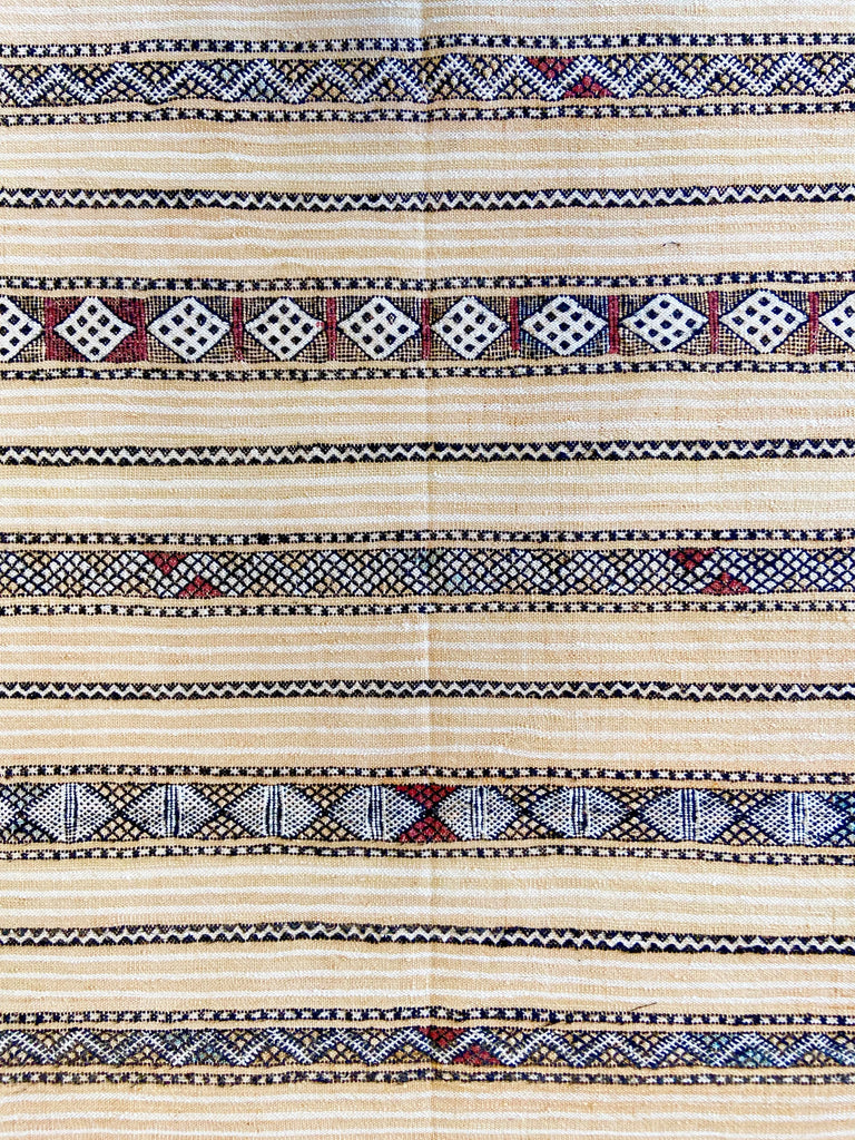 4'9"x7' Berber Kilim Hand Woven