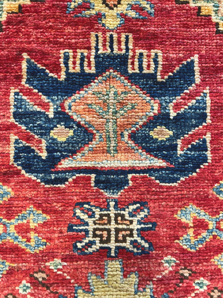 4'x13'3" Royal Kazak Hand Knotted