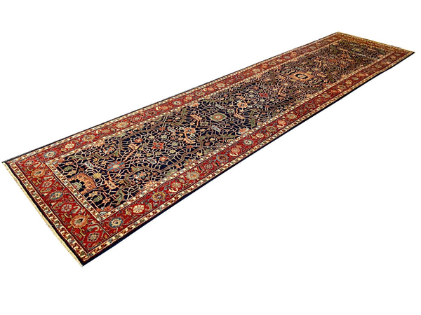 4'x16'5" Arabesque Hand Knotted