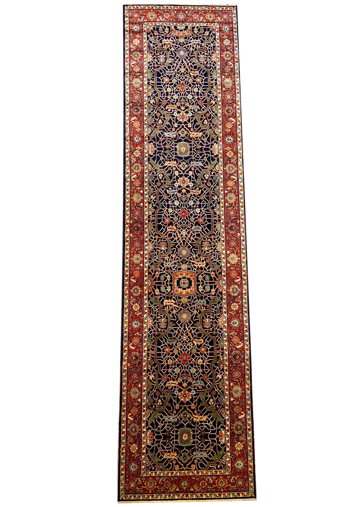 4'x16'5" Arabesque Hand Knotted
