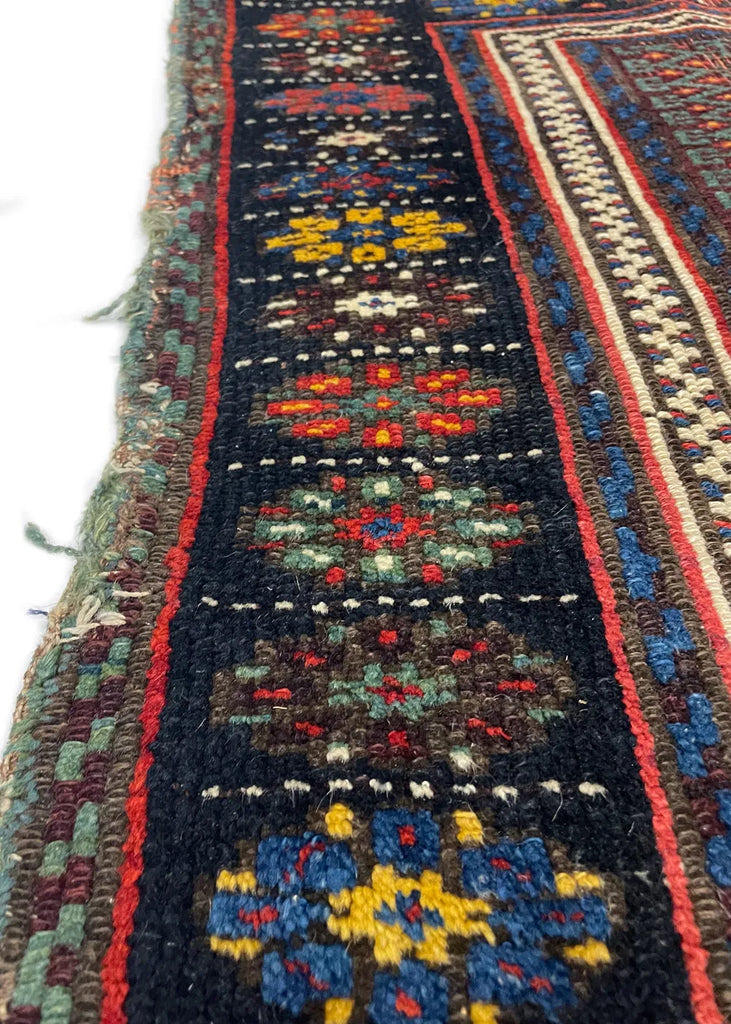 4'x2'5" Jaf Kurd Juwal Hand Knotted