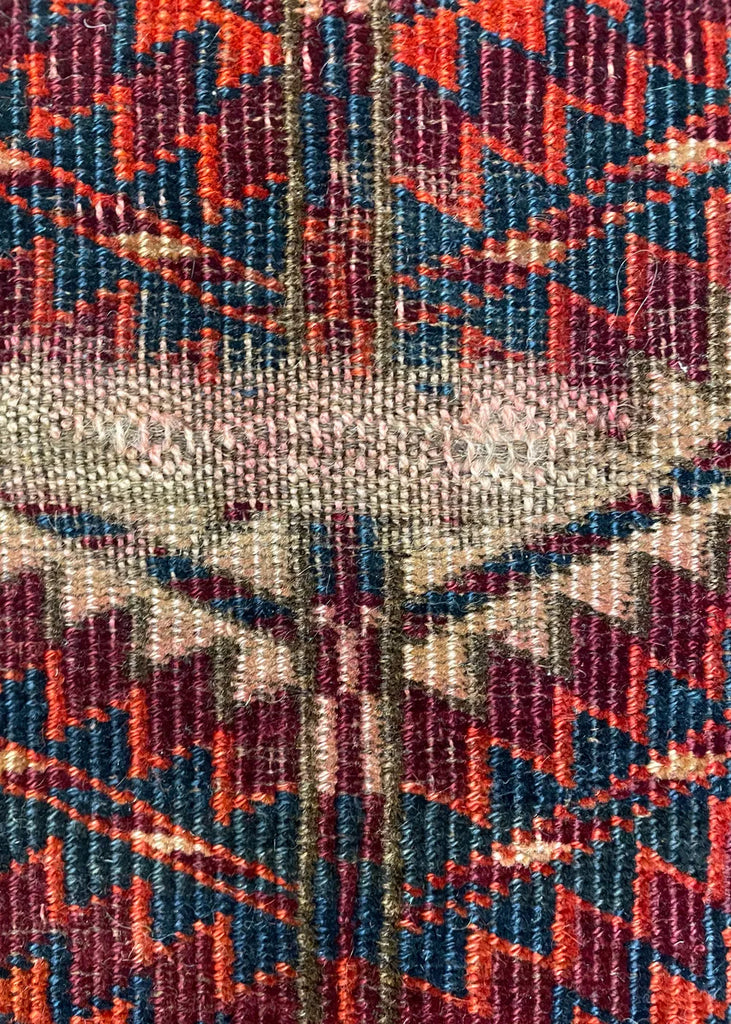 4'x4'10" Tekke Ensi Hand Knotted
